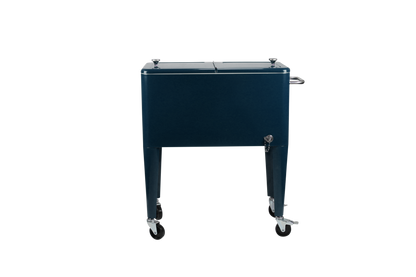 Kailua Cooler - Patio Cooler, American Cool Box, Refrigerated Truck, Party Drinks Cooler, Dark Blue